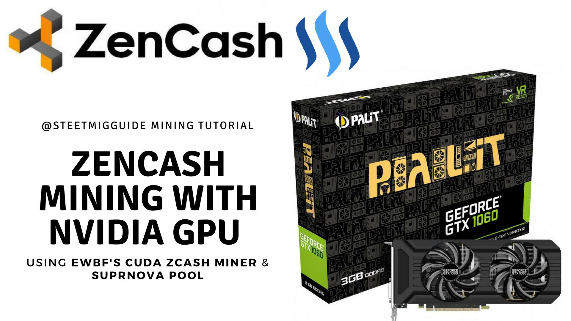 Learn how to start mining ZENCASH (ZEN) on Suprnova's Mining Pool using EWBF's CUDA Zcash Miner